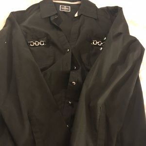 Express black dress shirt